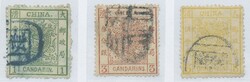 China, 1878-2004, Partie in 2 selbstgestalteten Alben und auf einigen ...