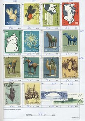 China, 1898-2016, Dublettenpartie in 2 Einsteckbüchern, in einem ...