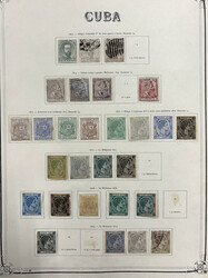 Cuba, 1862-1956, ungebrauchte und gestempelte Sammlung der Länder ...