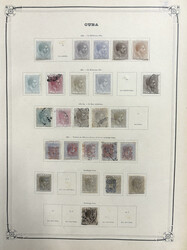 Cuba, 1862-1956, ungebrauchte und gestempelte Sammlung der Länder ...
