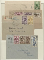 Kamerun, 1930-1988, attraktive Belegpartie im Leuchtturm-Briefealbum ...