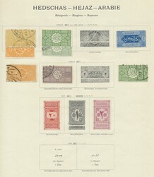 Saudi-Arabien, 1916-1936, ungebrauchte (teils ohne Gummi) und ...