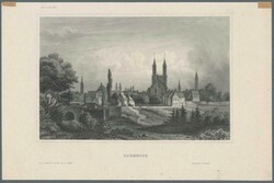 Heimat: Ostgebiete, EHEMALIGE OSTGEBIETE; Partie von alten Stichen ...