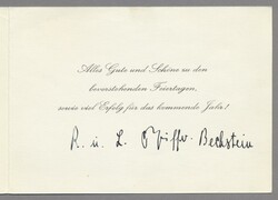 Autographen, BECHSTEIN, LISELOTTE, gedrucktes Autogramm auf einer ...