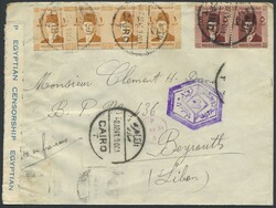 Zensurpost, 1939-1948, Partie von 40 Belegen die überwiegend in die ...