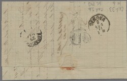 Malta - Vorläufer, 1871, Großbritannien 3 P. rosalila aus der ...