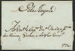 Portugal - Vorphila, 1787, Vorphilabrief (mit vollem Inhalt) der im ...
