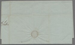 Portugal - Vorphila, 1852, zweimal senkrecht gefalteter Faltbrief mit ...