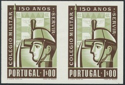 Portugal, 1954, 150 Jahre Militärschule, beide Werte im UNGEZÄHNTEN ...