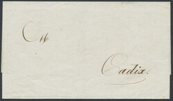 Schweden - Vorphila, 1855 (ca.), rückseitiger schwarzer ...