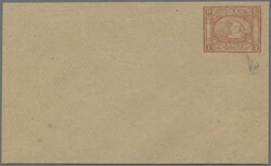 Ägypten - Ganzsachen, 1871, „Sphinx“ 1 Pi.-Ganzsachenumschlag ...