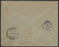 Türkei - Ganzsachen, 1901, Ganzsachenumschlag 1 Piastre mit ...