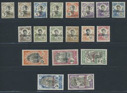 Französisch-Indochina, 1919, „Indochinesische Frauen“ 18 Werte ...