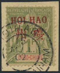 Französisch-Indochina - Postämter in Südchina, HOI-HAO; 1901, ...
