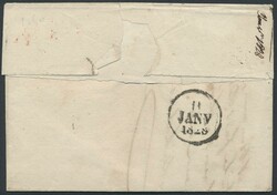 Guadeloupe - Vorphila, 1826-1836, Partie von 3 Vorphilabriefen (je ...