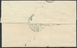 Algerien - Vorphila, 1851, Faltbrief des Konsuls von Sardinien in ...