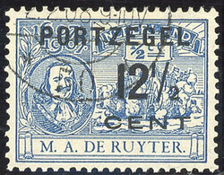 P33a-39a - gebruikte ½ cent t/m 12½ cent Port De Ruyter 1907 type ...