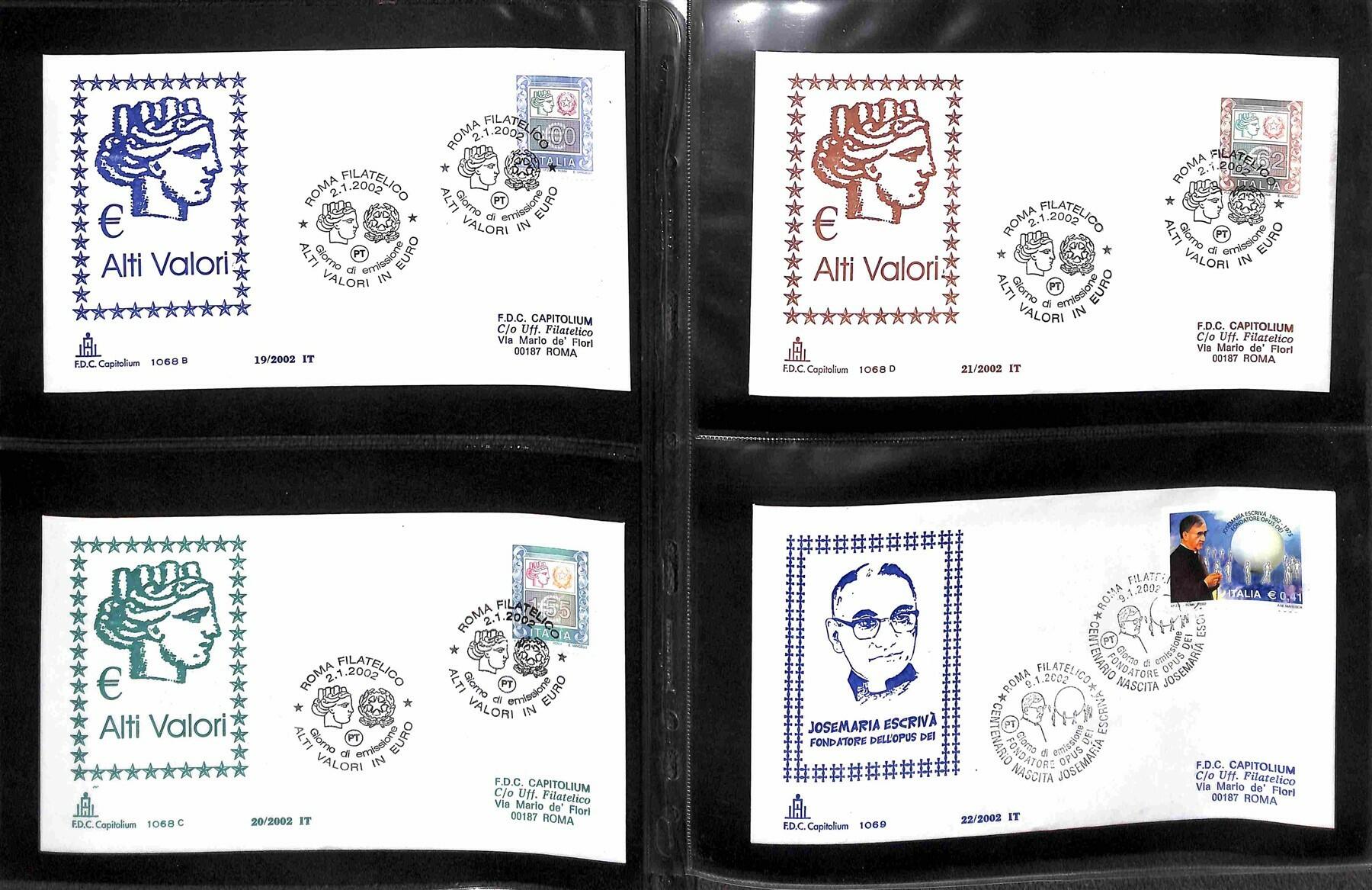 AREA ITALIANA - FDC - 1950/2004 circa - Accumulazione di qualche ...