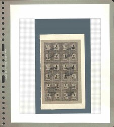 Falsi d'Epoca - Emissione completa in fogli di 30 esemplari (1/9) - 3 ...