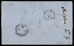 Lettera via di Mare coi postali Francesi da TORINO 1 NOV.60 per ...
