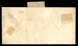 Fascetta per stapati affrancata con gr. 1/2 arancio, seconda tavola ...