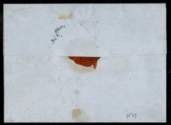 Lettera coppia gr.1 verde oliva grigiastro, I tavola II stato , da ...