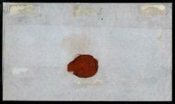 Lettera eccezionale con striscia orizzontale di cinque del gr.2 ...