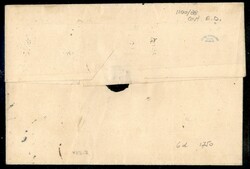 Lettera da Santa Caterina (ovale azzurro p.ti 10) a Caltagirone con ...