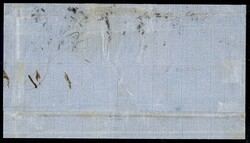 Lettera assicurata affrancata con gr.2 azzurro oltremare, seconda ...