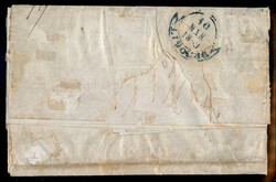 Lettera con affrancatura tricolore composta da due esemplari del ...