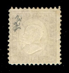 1862 - 10 cent bistro (1f) - gomma integra - cert. Moscadelli