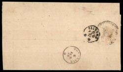 Lettera affrancata con due coppie del Servizio di Stato L.5,00 lacca ...