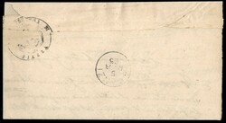 Due Re - Lettera affrancata con 5 cent Umberto (37) + 5 cent Marca da ...