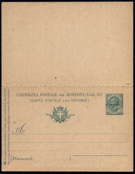 3535: Bureau de poste italienne dans le Levant - Postal stationery