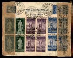 Aerogramma raccomandato da Catania a Luanda (Angola) del 15.7.1950 - ...