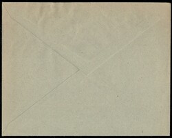 Ginnici - 5 lire (661) + 15 (663) usati su busta da Banco di ...