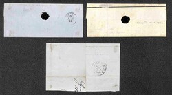 ANTICHI STATI - TOSCANA - 1850/55 Sette lettere, quattro delle quali ...