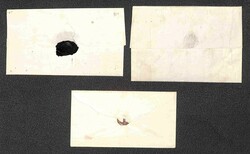 ANTICHI STATI - TOSCANA - 1858/62 Sei lettere non affrancate con ...