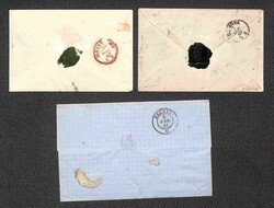 TOSCANA - Piccolo insieme di tre lettere affrancate del periodo di ...