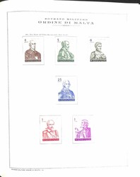 S.M.O.M. - 1966/2006 - Collezione praticamente completa di valori ...