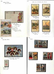 ERINNOFILI - 1899/1960 circa - Insieme di oltre 300 vignette a tema ...