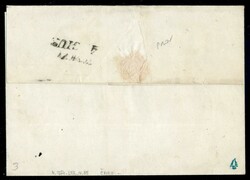 Splendida fresca lettera da Belluno 3.6 (50) affrancata con 3 cent ...