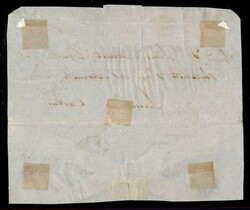 Lettera per il Perù con c.10 "cenere grigio seppia" + c.20 azzurro ...