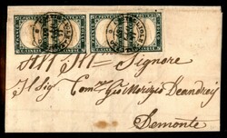 3395: États d’Italie Sardaigne - Cancellations and seals