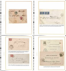 1874/1893 - Bella collezione di corrispondenza affrancata con le ...