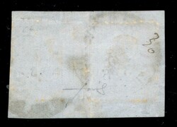 Raro frammento da Genova/Uffizio del Porto recante 10 cent dentellato ...