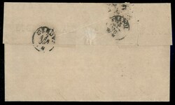 Due esemplari c.10 tiratura di Torino in tinte annullati con nitido ...