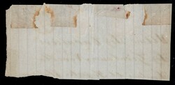 Ampio frammento di lettera con due esemplari del c.20 azzurro (26) in ...