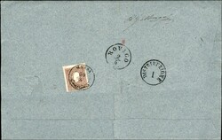 Bellissima busta raccomandata da Massa affrancata con 15 cent più al ...