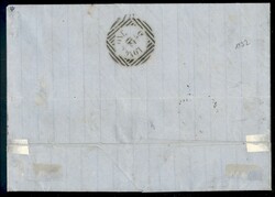 Fresca lettera affrancata con 2 soldi + 3 soldi (36 + 37) ben ...